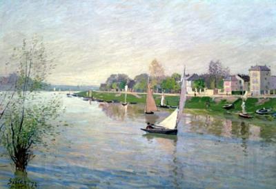 Alfred Sisley La Seine a Argenteuil Norge oil painting art
